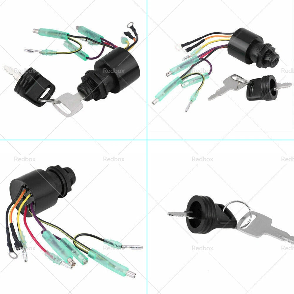 Ignition Key Switch Assembly for Mercury Outboard Motor (1987–1999) 87-17009A5