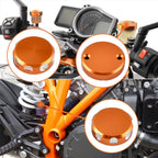 Front Clutch Reservoir & Rear Brake Master Cylinder Cover for KTM 1290 Superduke R (2017–2023)