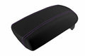 Console Lid Pull Over Cover Leather for Kia Sportage (2011–2016) Purple Stitch