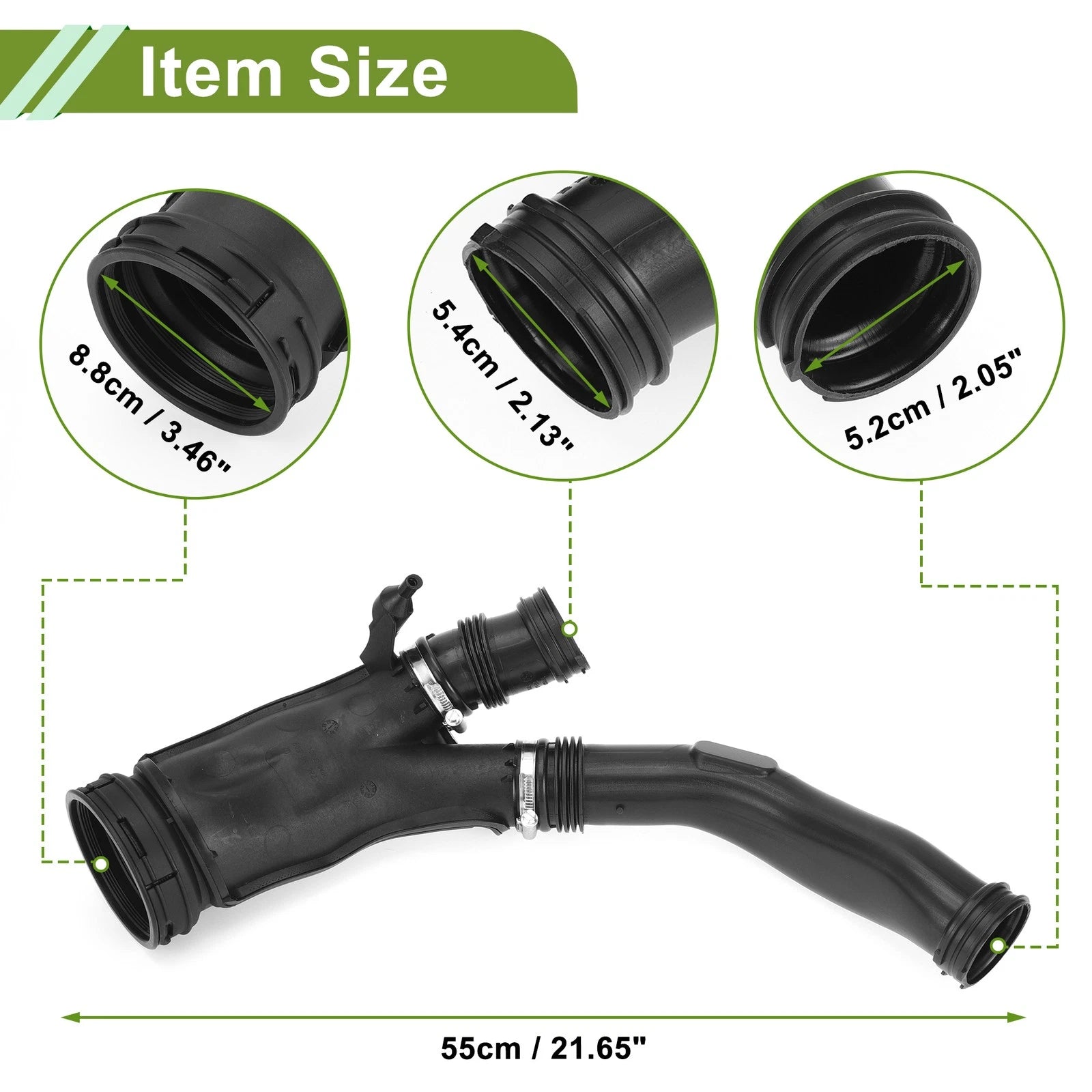Turbo Air Hose for BMW 7 Series X6 E71 F01 F02 (13717582312) 1 Pc