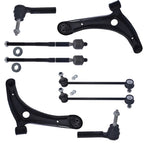 Set of 8 Control Arms and Tie Rods for Jeep Patriot (2007–2017)