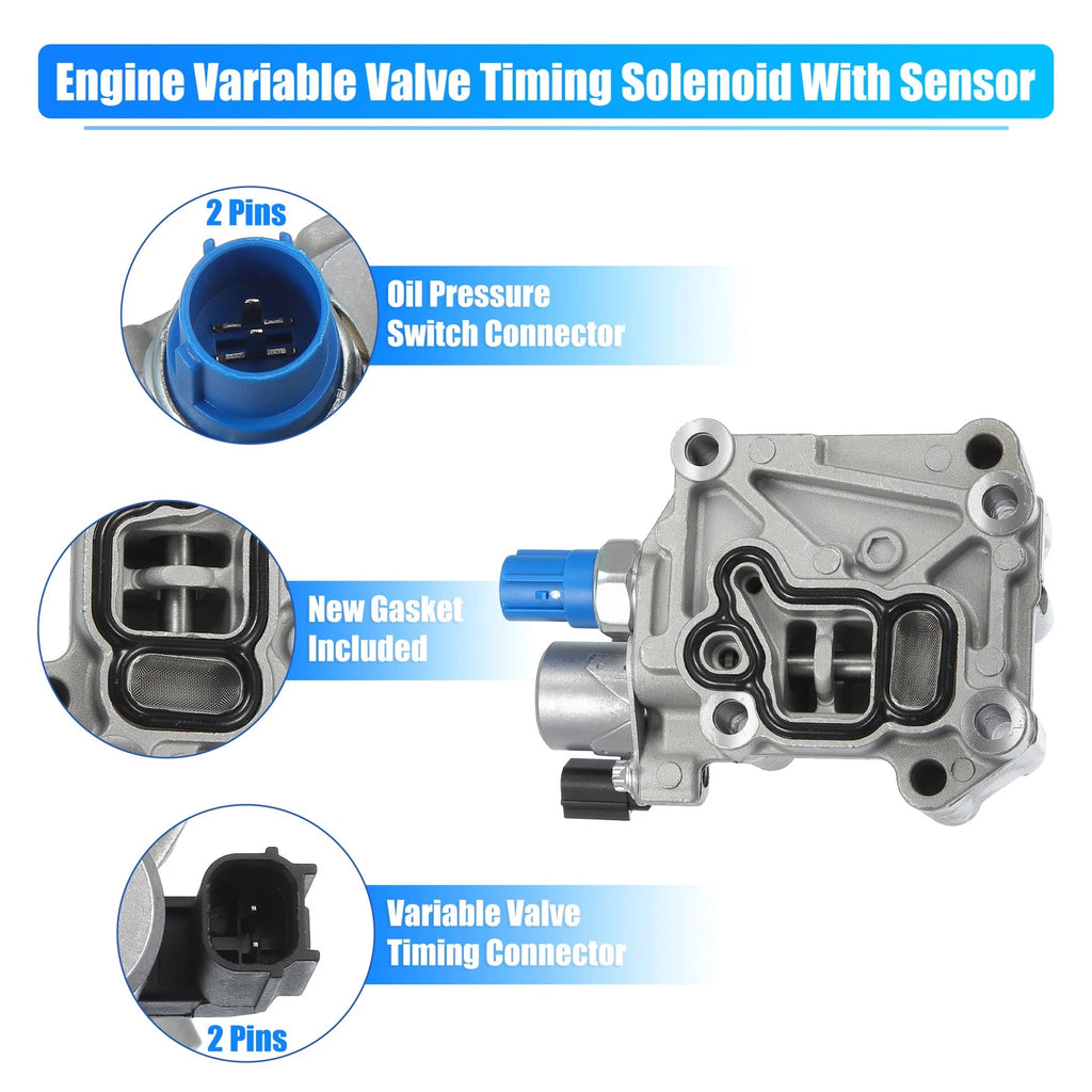 VVT Solenoid for Honda Accord, Civic, Acura (15811-R40-A01)