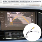 Rear View Camera Adapter Wire Harness Cable for Toyota (1 Pcs RCA 24P)