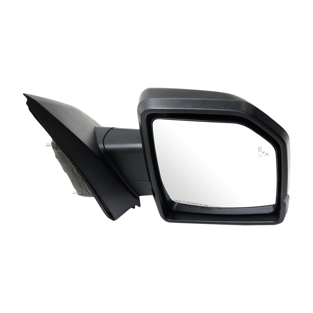 Set of 2 Heated Power Folding Mirrors for Ford F-150 (2015–2018) Black