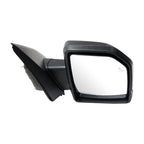 Set of 2 Heated Power Folding Mirrors for Ford F-150 (2015–2018) Black