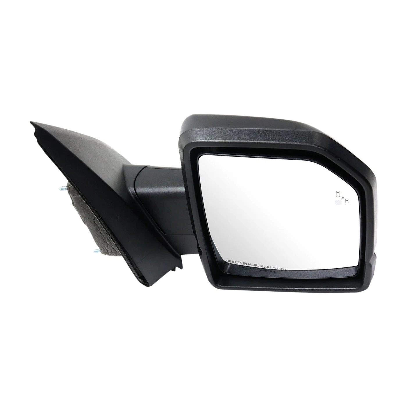 Set of 2 Heated Power Folding Mirrors for Ford F-150 (2015–2018) Black