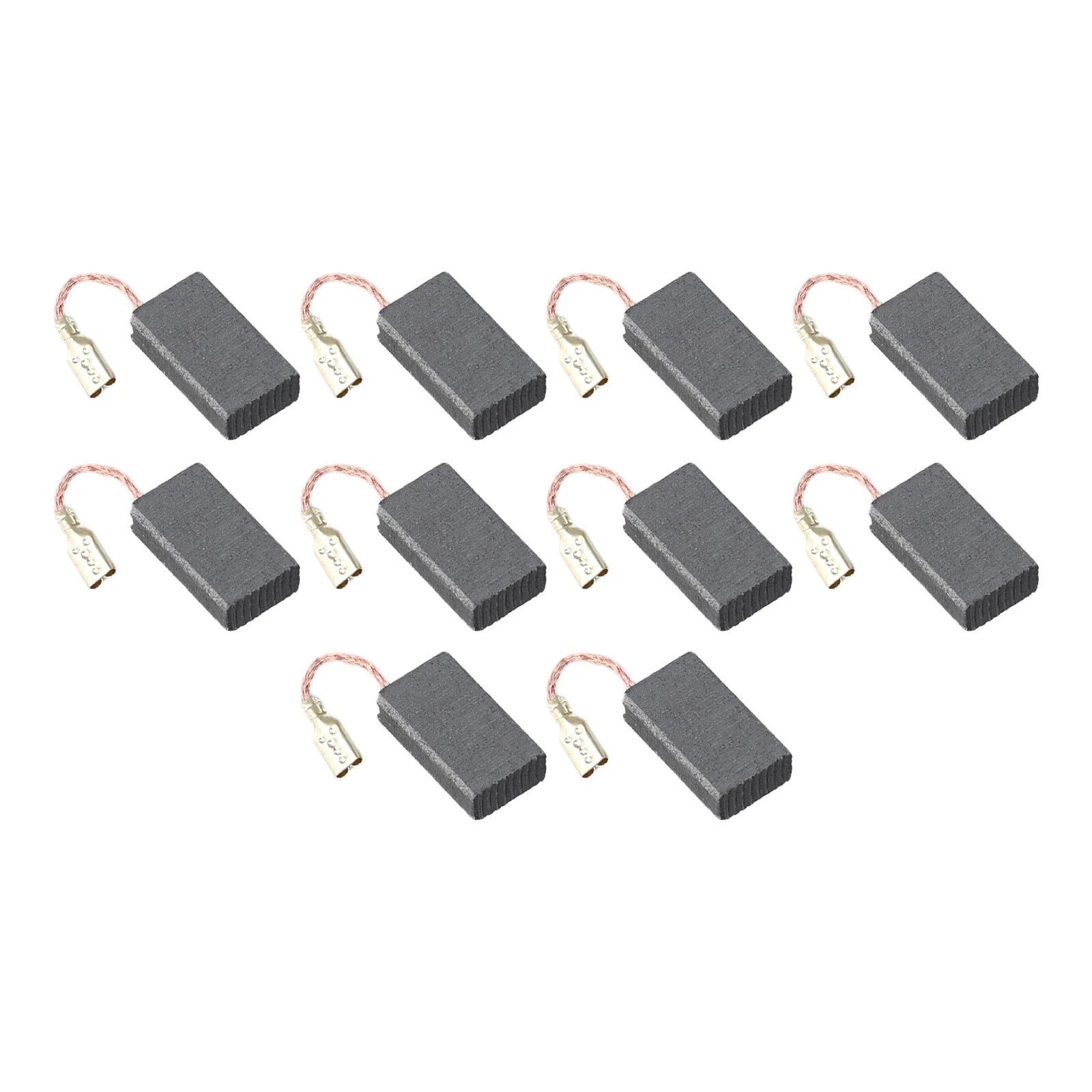 Set of 10 Carbon Brushes for Bosch GWS 1000/1100/1400