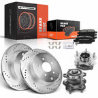 Drilled Brake Rotors & Pads Set for Nissan Murano (2003–2023)