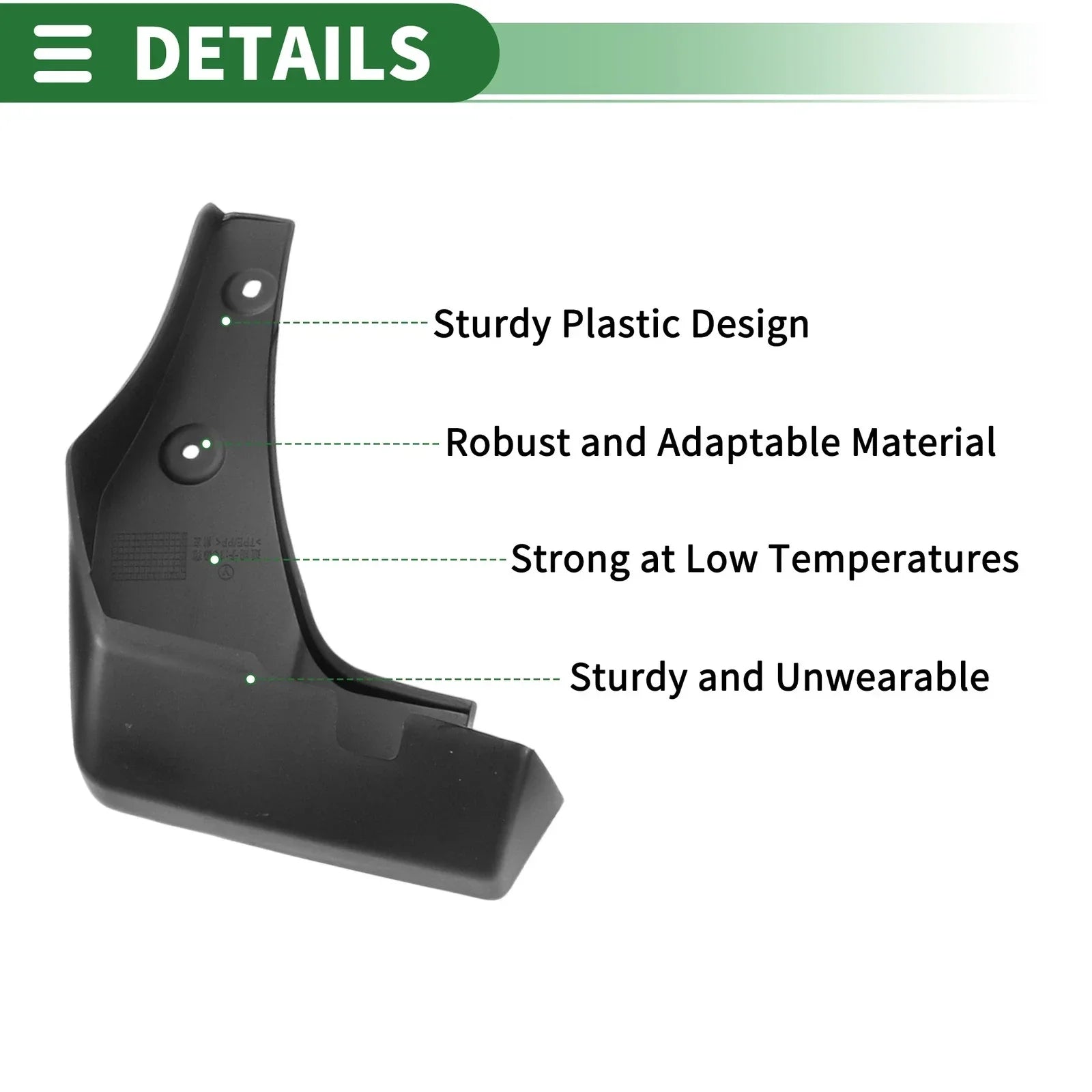 Mud Flaps Splash Guards Front & Rear for Honda City GM6 (2015-2019)