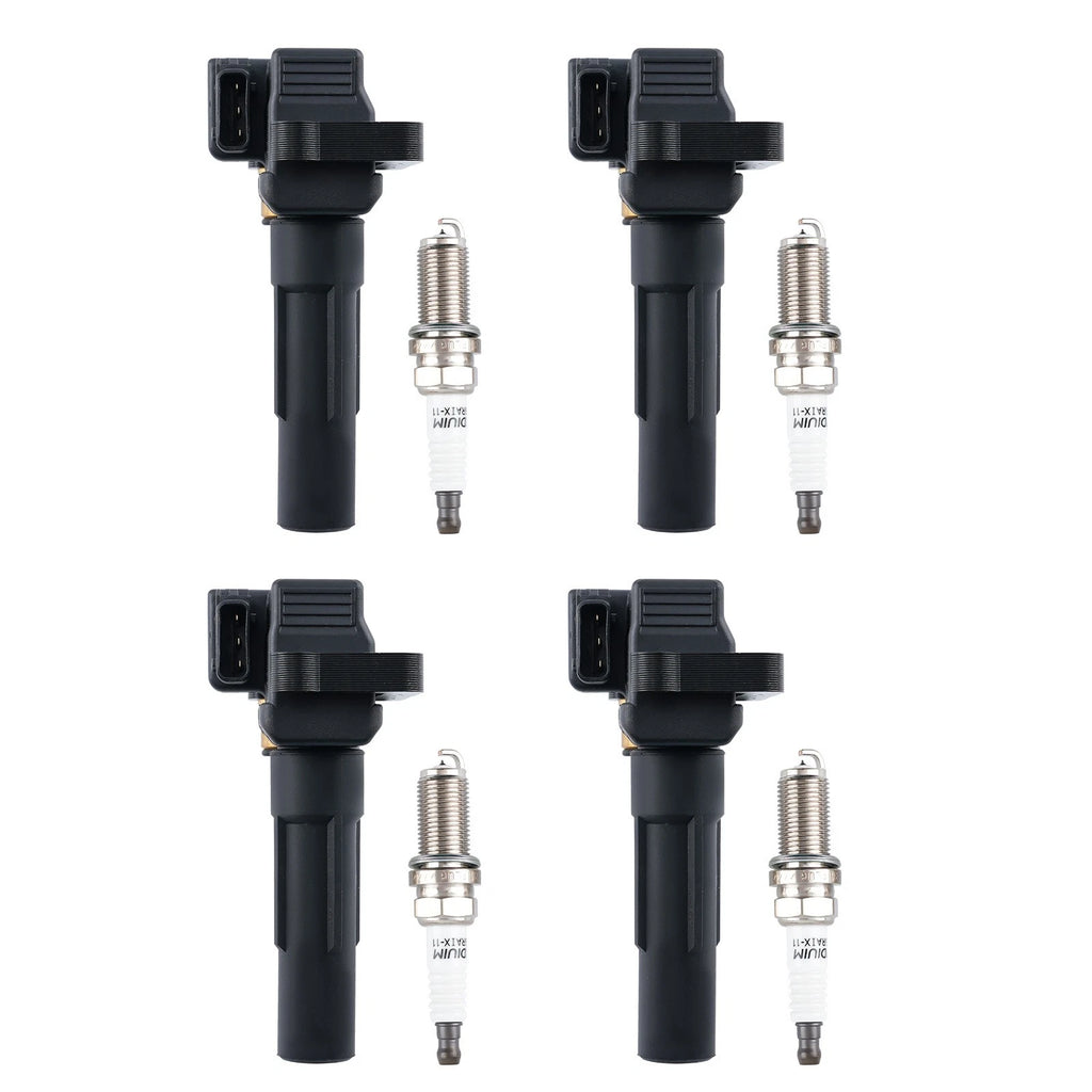 Set of 4 Ignition Coils with Iridium Plugs for Subaru Legacy (YYYY–YYYY)