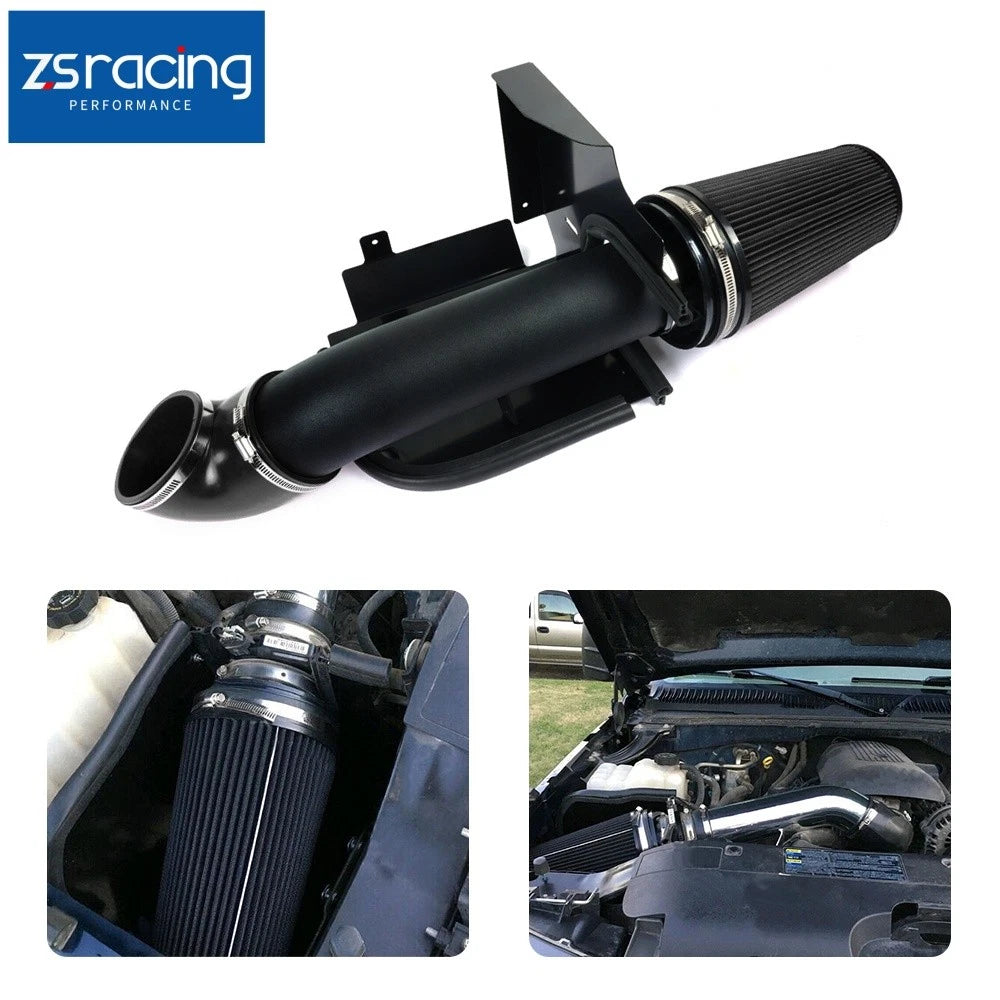 4" Black Cold Air Intake Kit for GMC Chevy V8 (1999–2006)