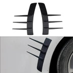 Carbon Black Front Rear Side Fender Vents for Universal Cars