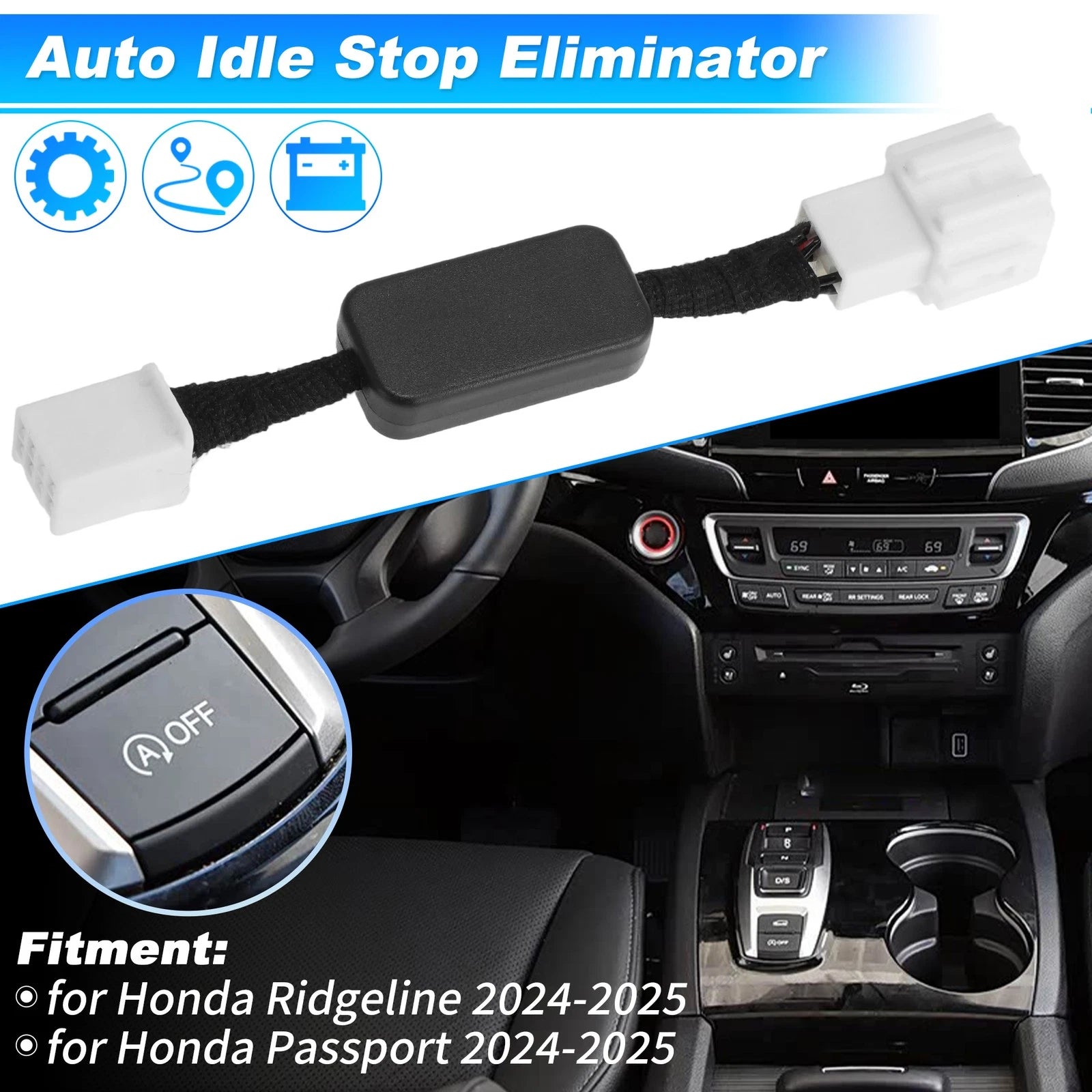 Auto Start Stop Eliminator Module for Honda Ridgeline, Passport (2024–2025)
