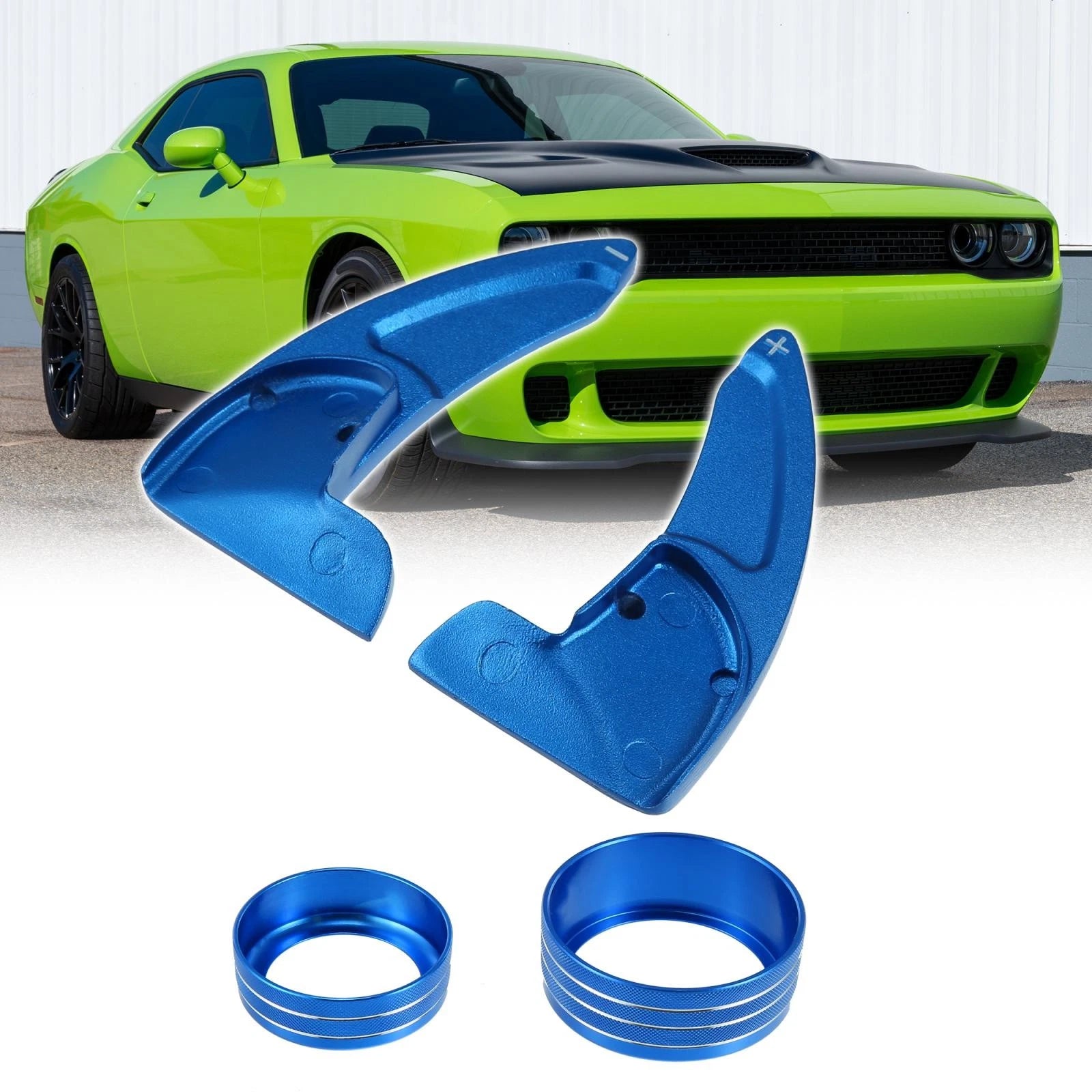 Steering Paddle Shifter Knob Cover Ring Trim for Dodge Charger (2015–2023) 745065577912