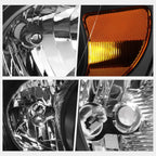 Right Side Headlight for Dodge Ram 1500 2500 3500 (2006) OE Style Black Housing