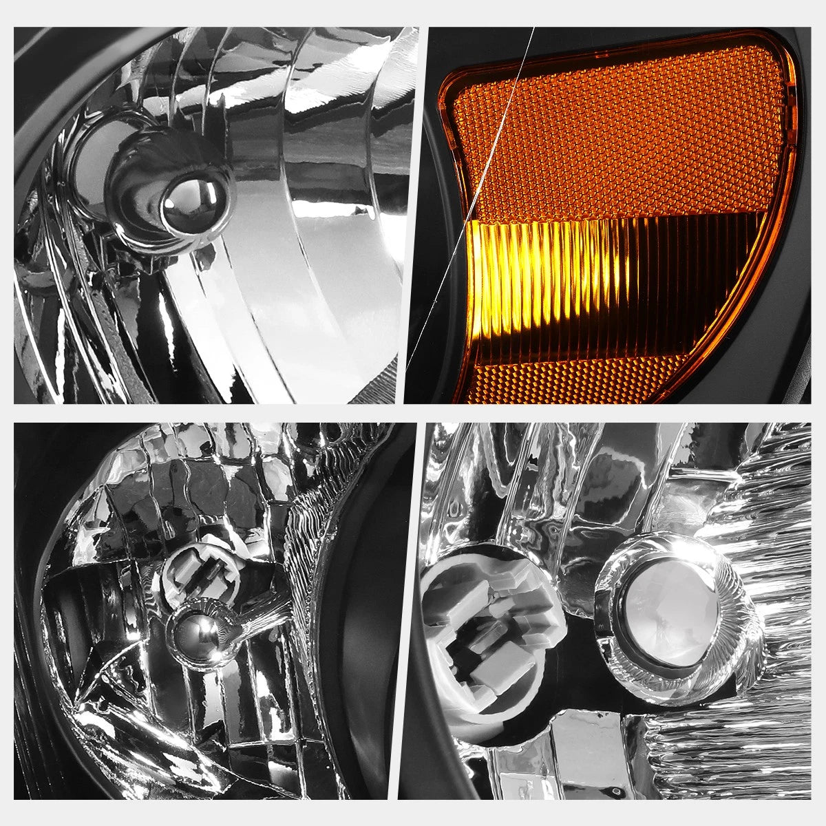 Right Side Headlight for Dodge Ram 1500 2500 3500 (2006) OE Style Black Housing