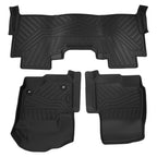 Set of 4 Floor Mats for Ford F-450/550 Super Duty Crew Cab (2017–2024) Waterproof