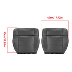 2Pcs Bottom Seat Cover for Jeep Wrangler (2007–2012) Leather Durable