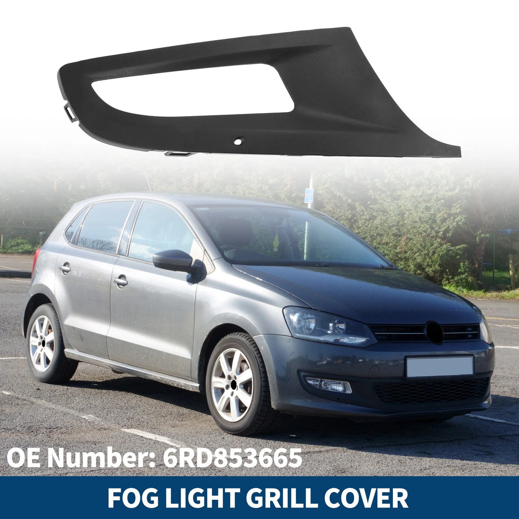 1pc Fog Light Grill for Volkswagen Polo (2010–2012) No. 6RD853665