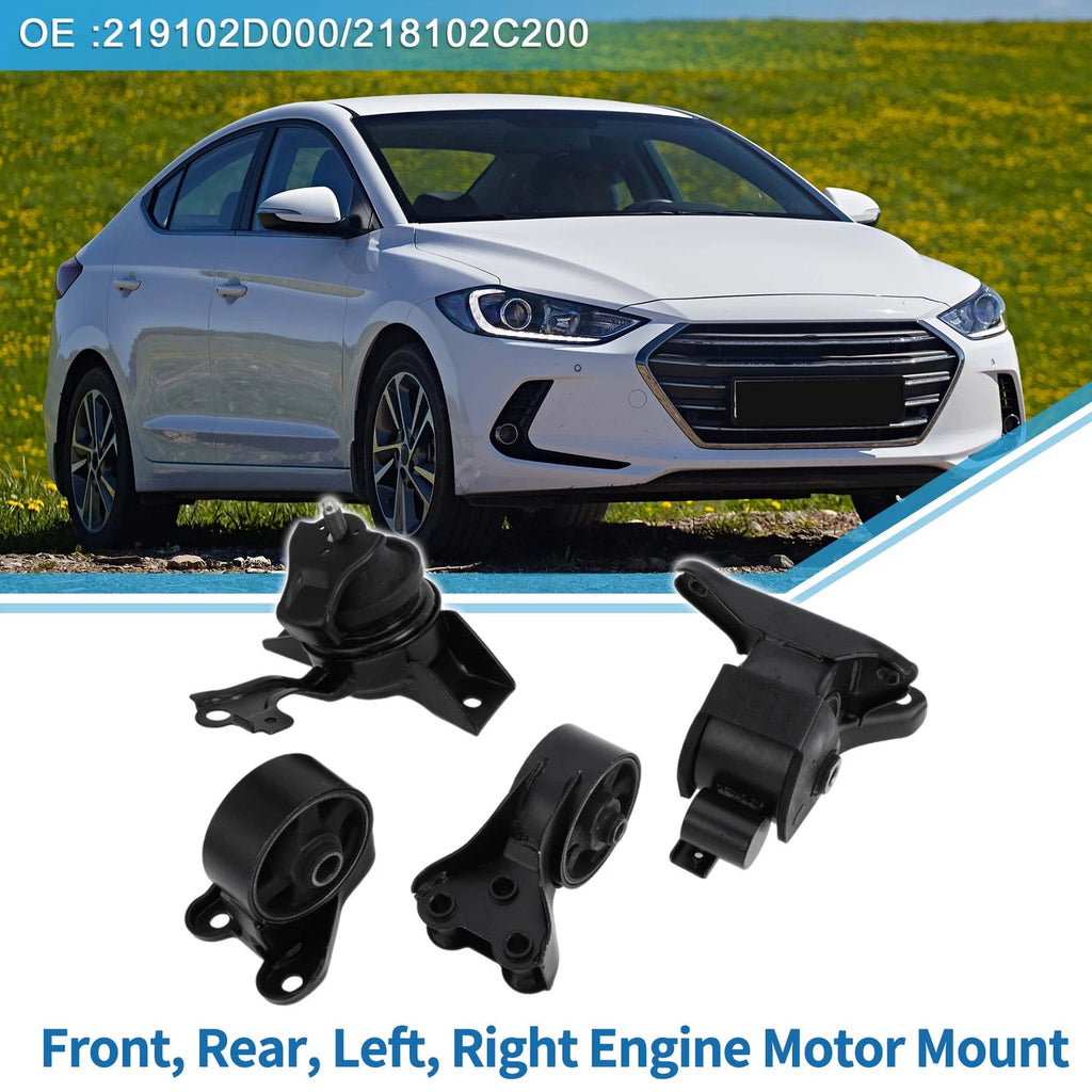 Set of 2 Engine Motor Trans Mounts for Hyundai Elantra 2.0L (2001–2006) 640283776850