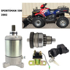 Starter Motor, Bendix, Relay & Key Switch for Polaris Sportsman 500 (2002)