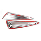 Front Fog Lamp Light Cover Trim for Toyota C-HR (2016-2018) Chrome