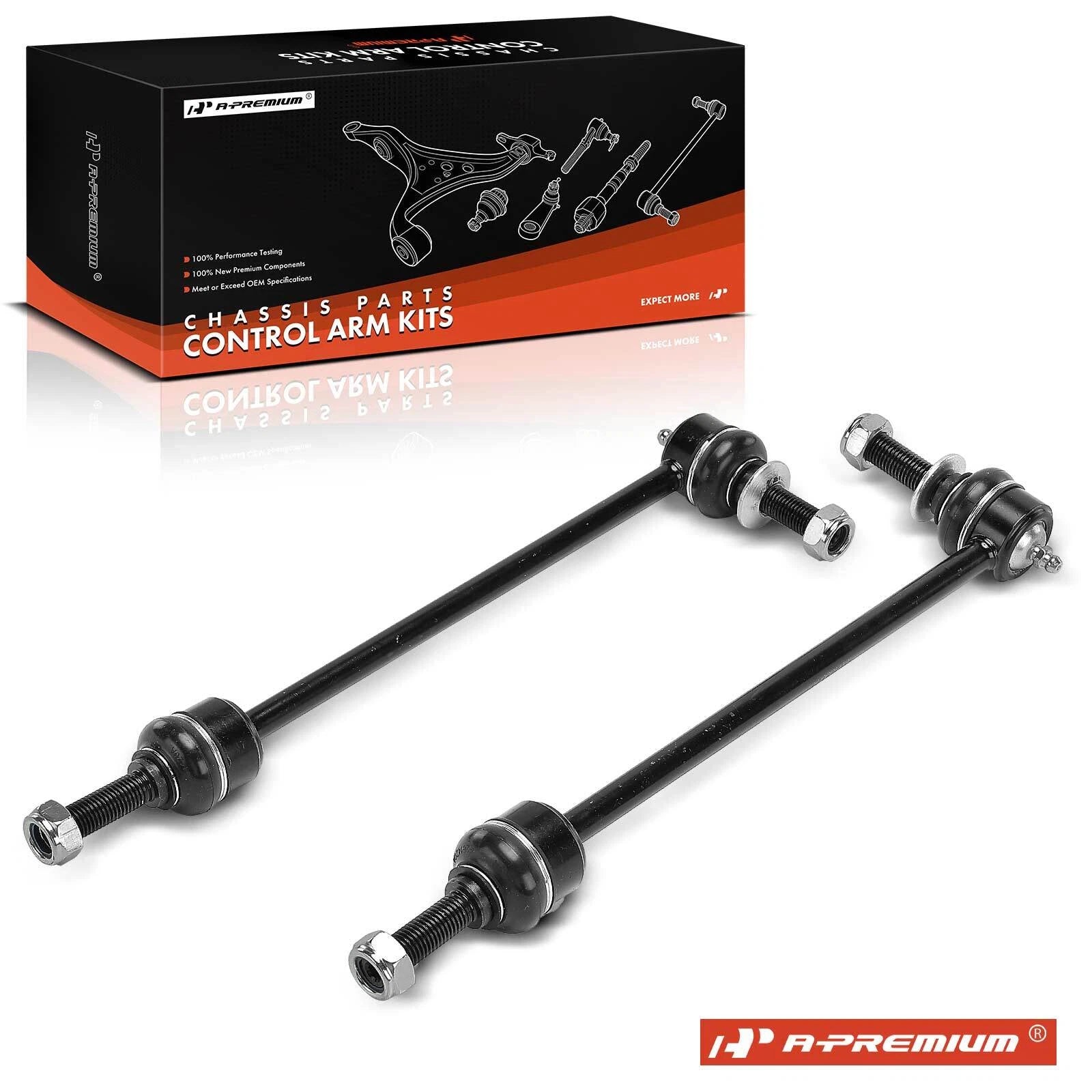 2X Front Side Sway Bar Link for Ford F-150 (2010–2014) SVT Raptor 4WD