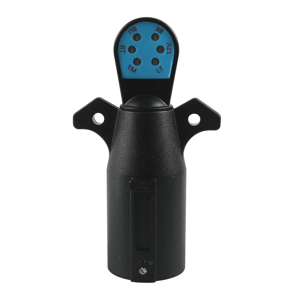 7-Way Blade Trailer Light Wiring Circuit Tester Adapter for RV
