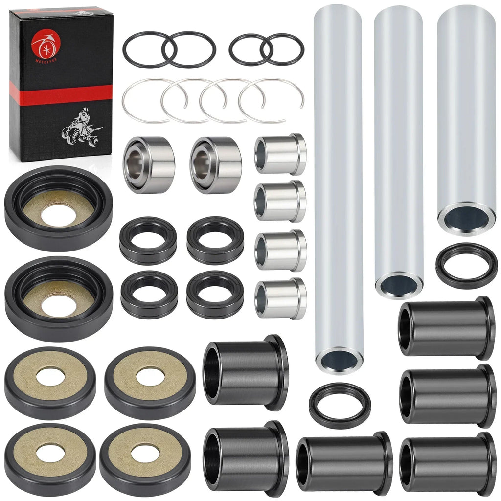 Rear Upper+Lower A-arm Bushing Shaft Kit for Honda Rincon (2003–2009)