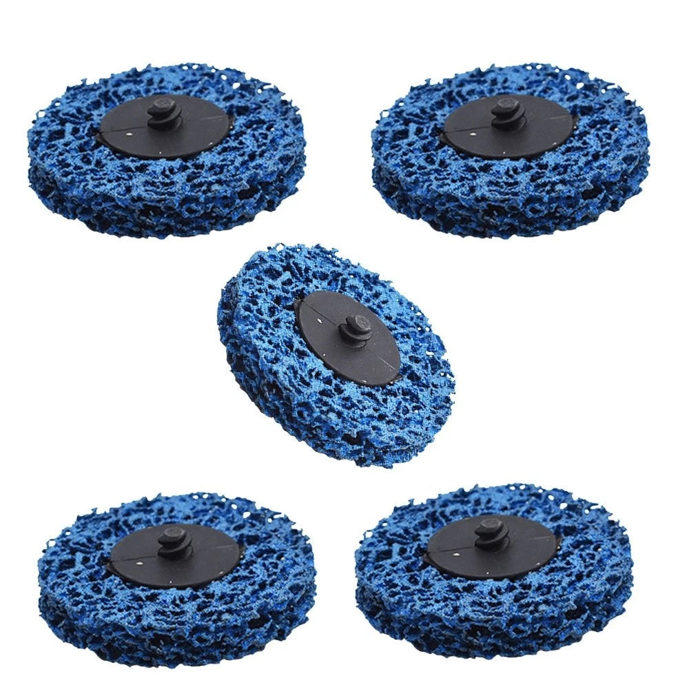 Set of 5 Quick Change 3" Easy Strip & Clean Discs for Automotive Use
