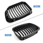 Matte Black Front Upper Kidney Grille for BMW 325i 325xi 330i 330xi