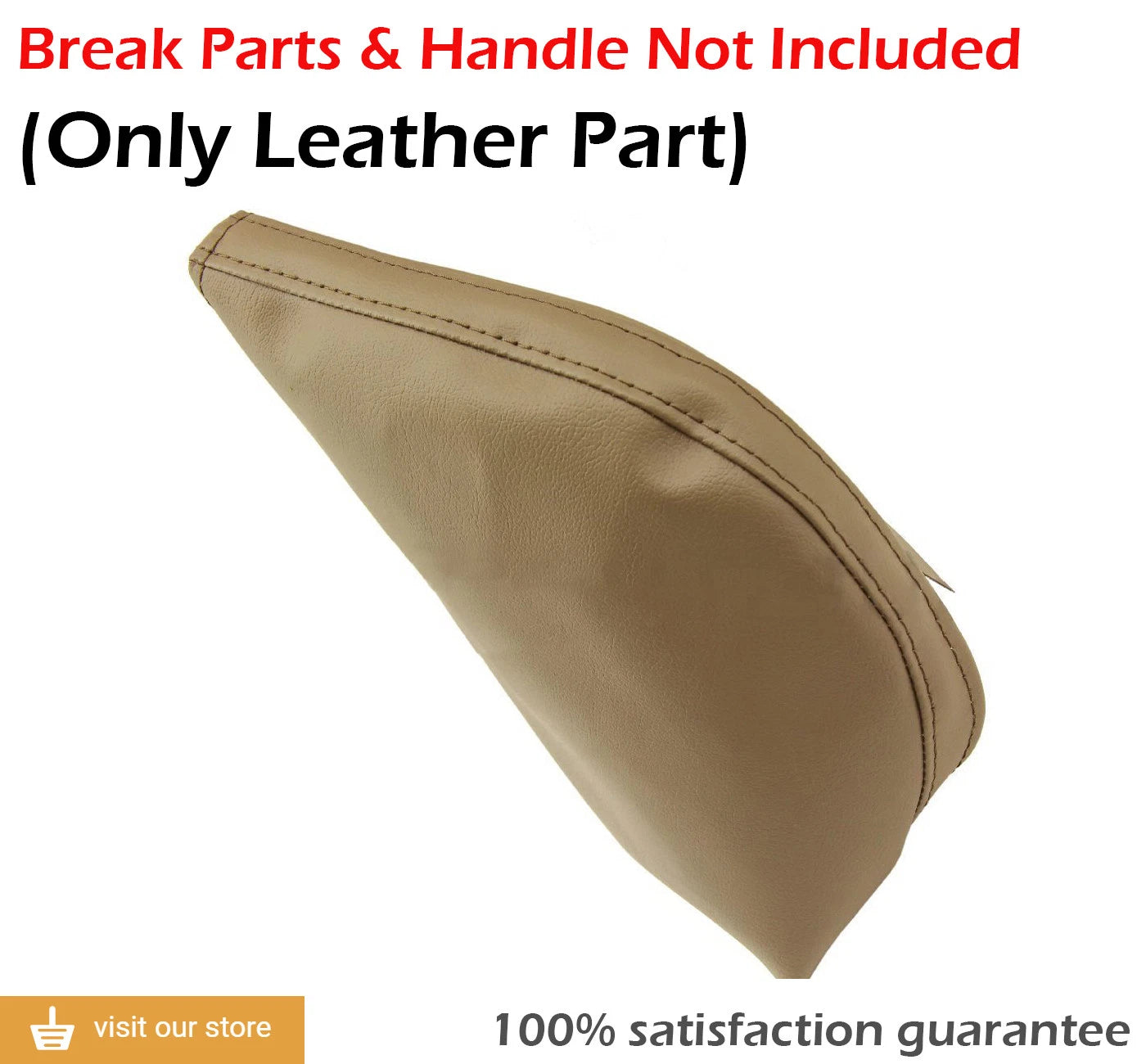 E Brake Boot Cover for Lexus SC 300 400 (1992–2000) Dark Beige Leather