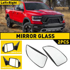 Tow Mirror Spotter Lower Glass Left + Right for Dodge Ram 1500 2500 3500 (2010–2019)