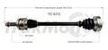 CV Axle Shaft for Lexus LS400 (1995–2000) SurTrack TO-8351
