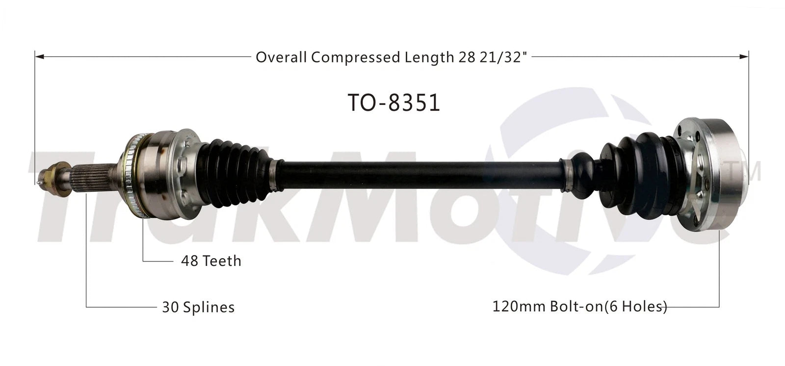 CV Axle Shaft for Lexus LS400 (1995–2000) SurTrack TO-8351