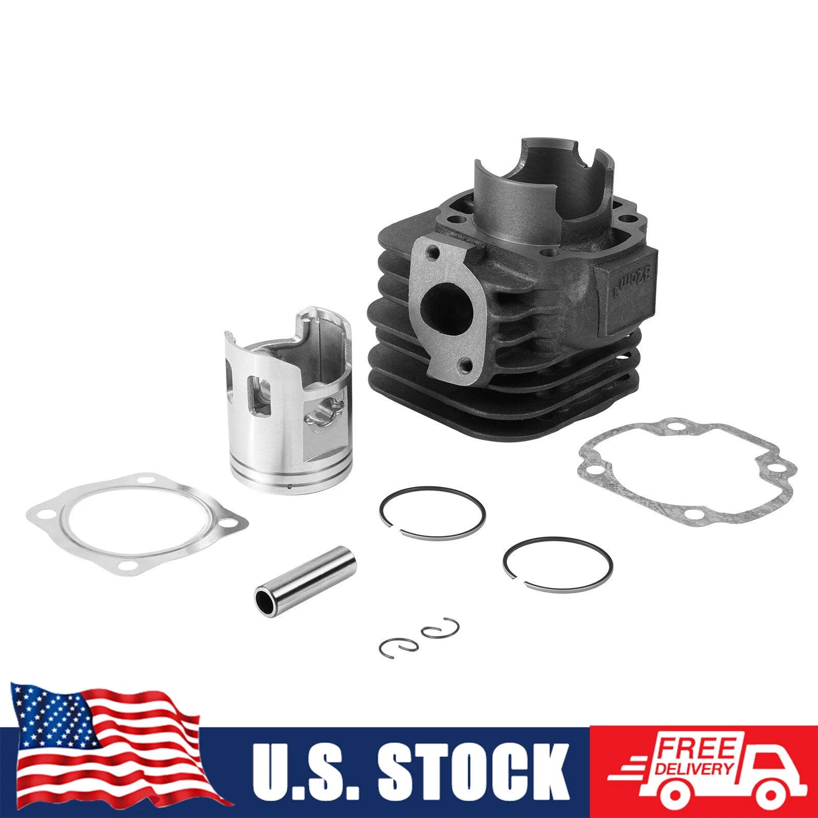 90cc 2-Stroke Big Bore Rebuild Kit for Chinese Scooters (JOG/Minarelli)