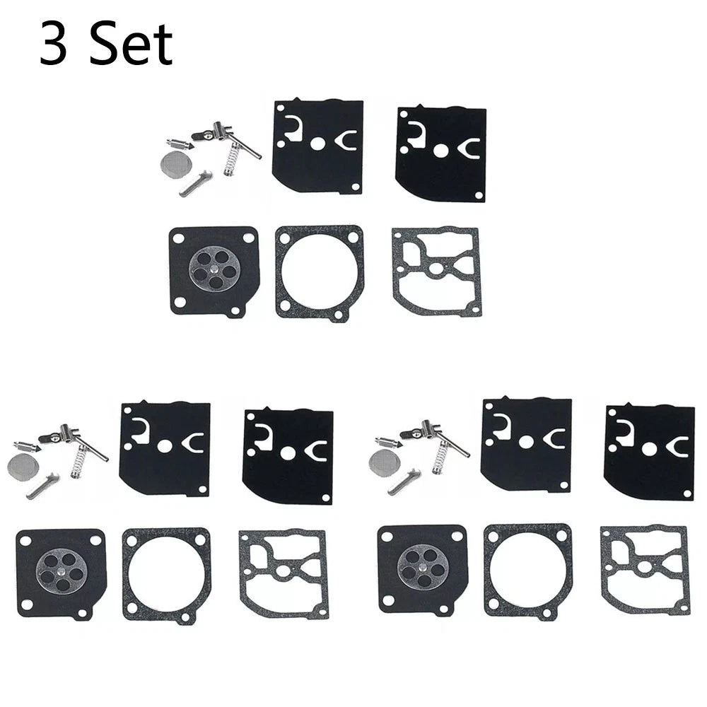 3X Chainsaw Carburetor Rebuild Kit for Poulan McCulloch ZAMA RB-39