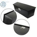 Truck Tongue Tool Box for Flatbed Trailers (35" x 12.2" x 11.8") Black