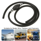 5/16" Fuel Gas Hose Line Assembly with Primer Bulb for Marine Outboard (US)