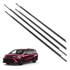 Set of 4 Door Belt Molding for Toyota Sienna (2011–2020) 68160-08020 68210-08020