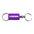 Purple Anodized Aluminum Valet Keychain - Officially Licensed for Hemi Vehicles