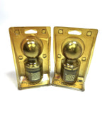 Set of 2 Chrome Solid Steel 2'' Trailer Balls 1 1/4'' Shank