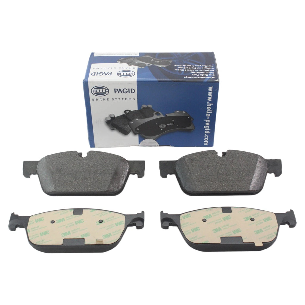 Set of 4 Hella Low-Metalli Front Disc Brake Pads for Mercedes Benz W166 C292 X166