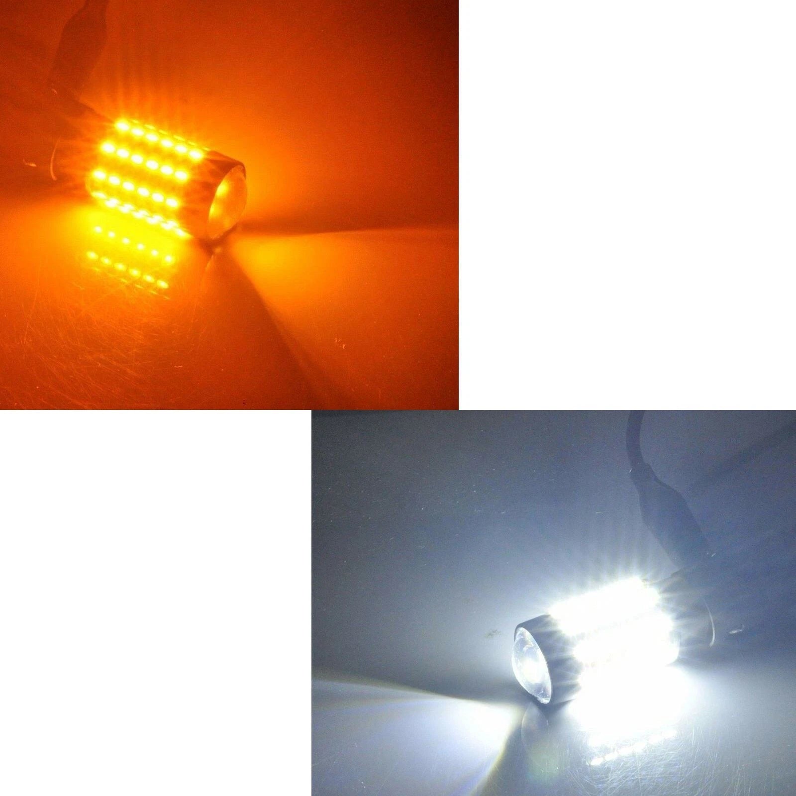 White Amber Dual-Color Switchback LED Turn Signal Bulbs for Honda (2014-2019)