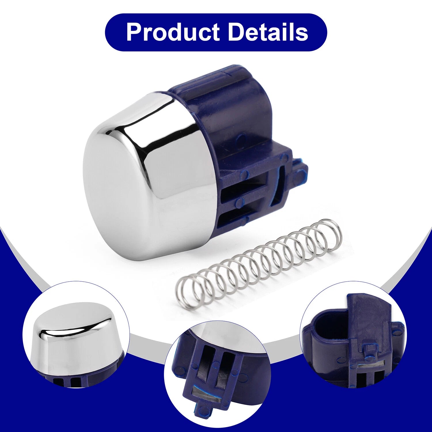 Transmission Shifter Lever Push Knob w/ Spring Kit for Honda Odyssey (1999–2023)