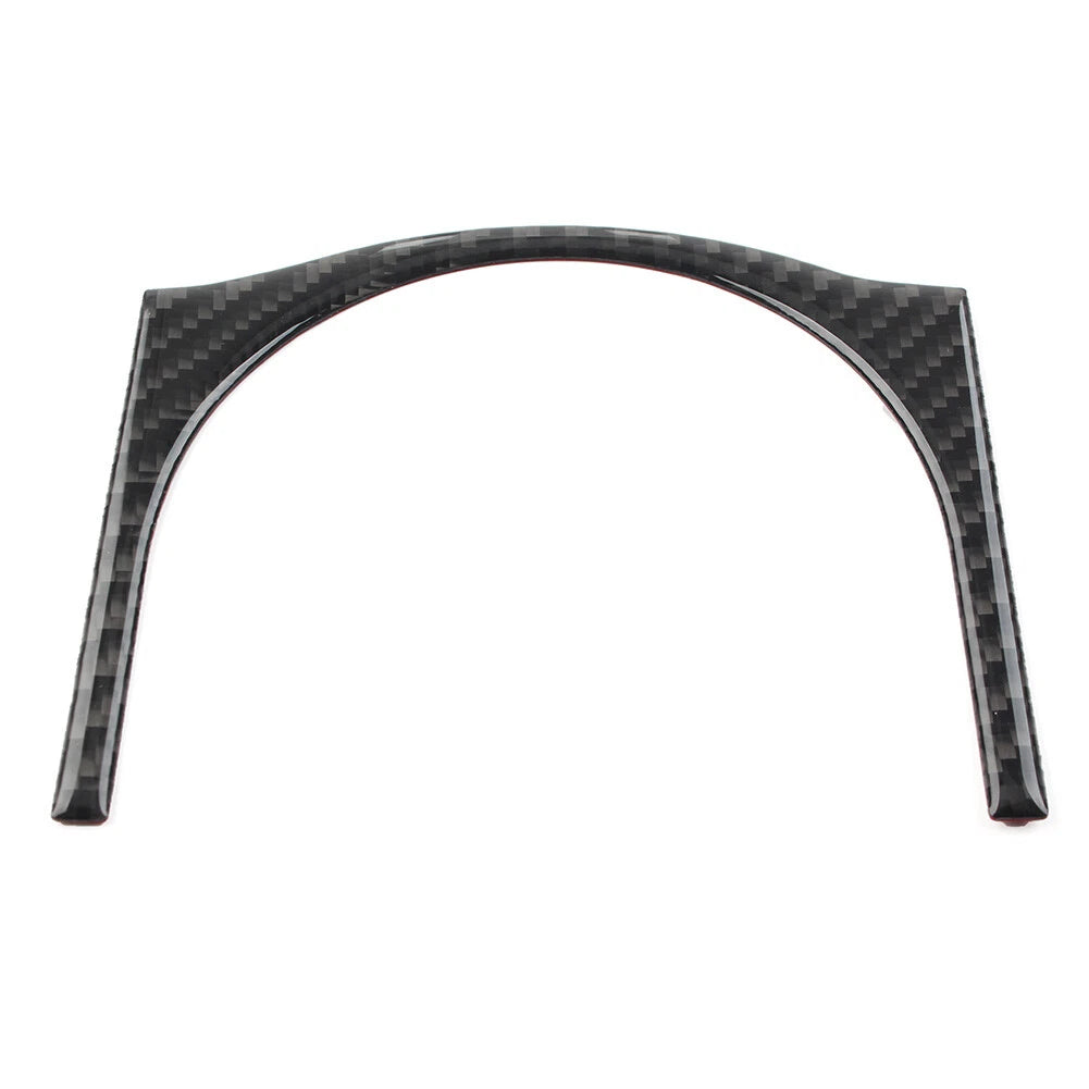 Carbon Fiber Black Interior Armrest Cup Holder Trim for Toyota Prius (2012–2015)