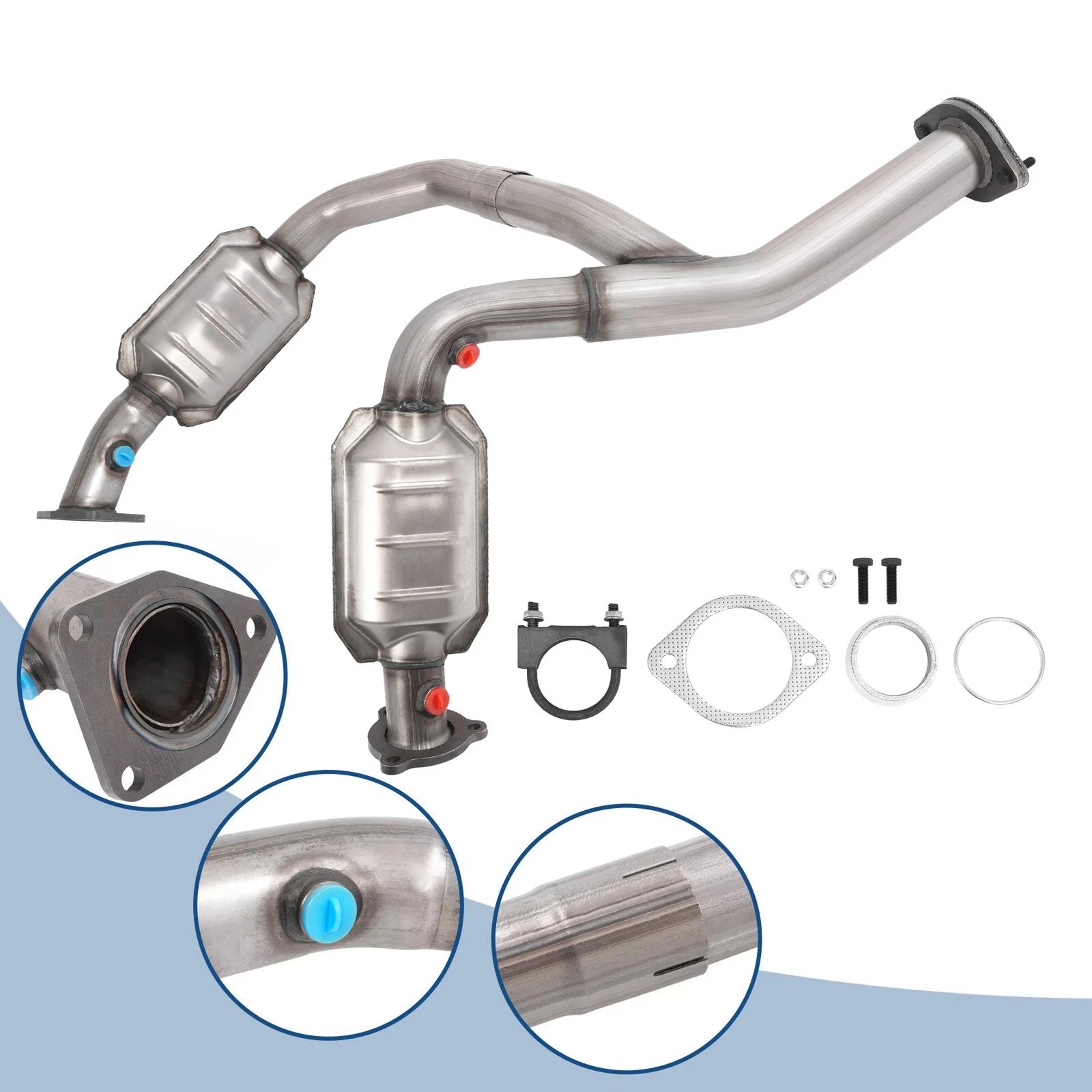 Catalytic Converter Y Pipe for Tahoe Silverado GMC Sierra Yukon (2007–2008)