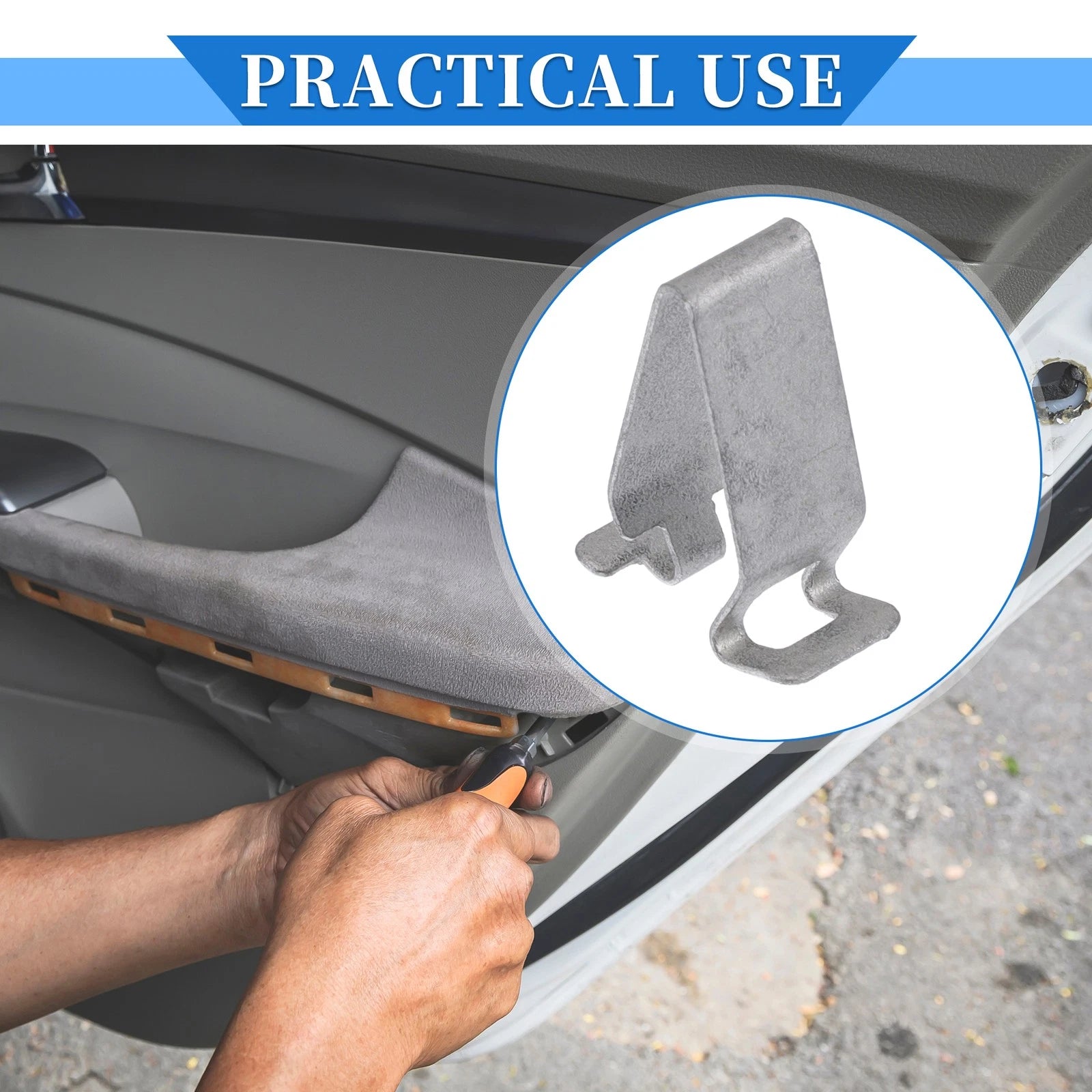 10 Pcs B-Pillar Trim Panel Clip for Volkswagen Jetta (2011–2023) Metal