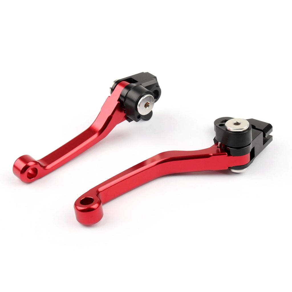 Pivot Brake Clutch Levers for Honda CR125R/250R CR80R/85R CRF150R (Red)