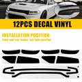 Tail Light & Side Marker Tint Overlay for Dodge Charger (2015–2023)
